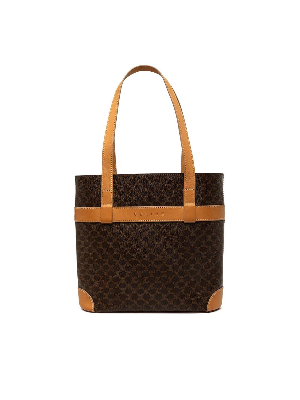 Celine Macadam Coated Canvas Tote Pre- #362395C53B
